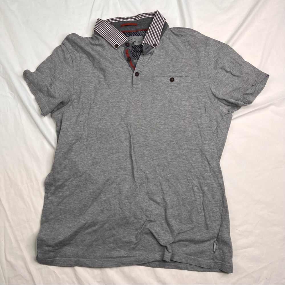Ted Baker London Bundle 2 Short Sleeve Button Collared Polo Shirt Sz 5 L100523 - Picture 2 of 11